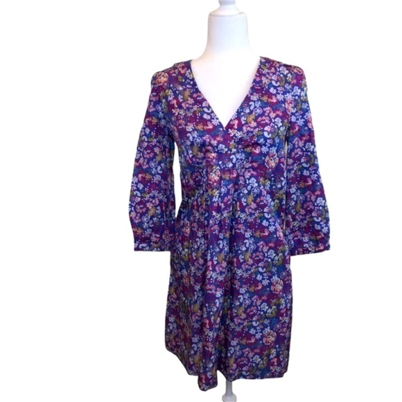 See By Chloe Purple Floral Dress - Picture 1 of 9